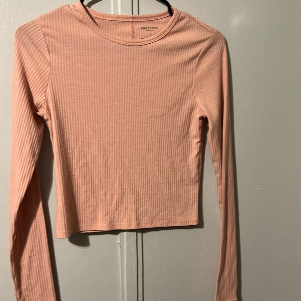 Arizona cropped long sleeve light pink